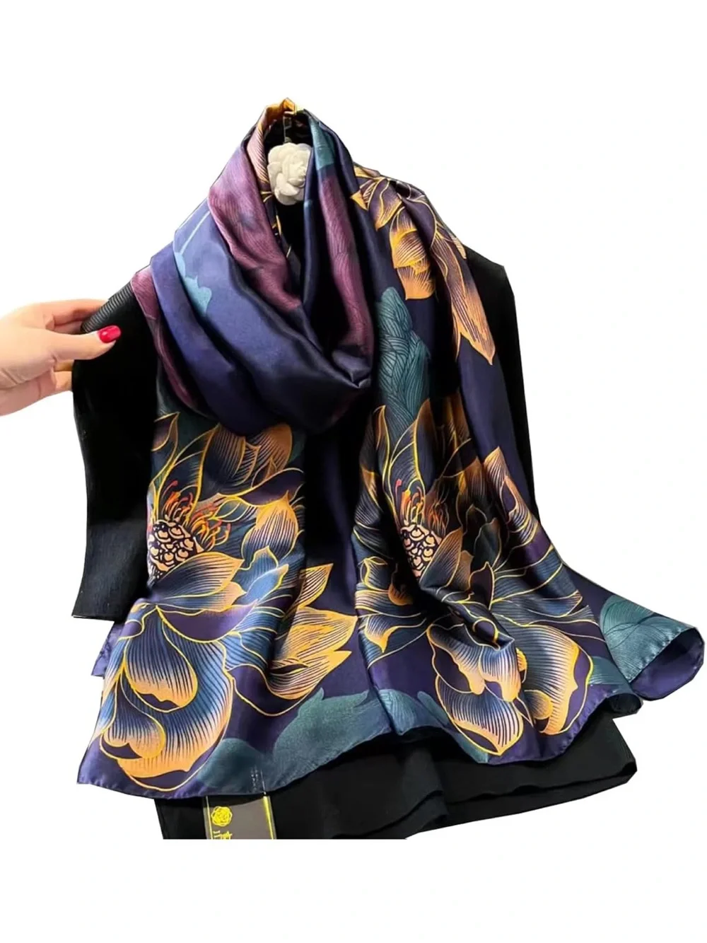 K-Elewon Scarf Head scarf Fashion Scarves Long Lightweight Sunscreen Shawl New